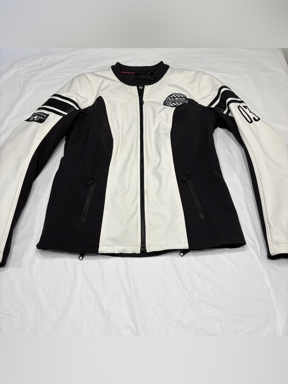Harley-Davidson Women’s Large Amelia Anne SoftShell Riding Jacket Vents